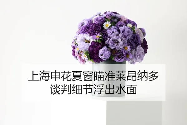 上海申花夏窗瞄准莱昂纳多 谈判细节浮出水面